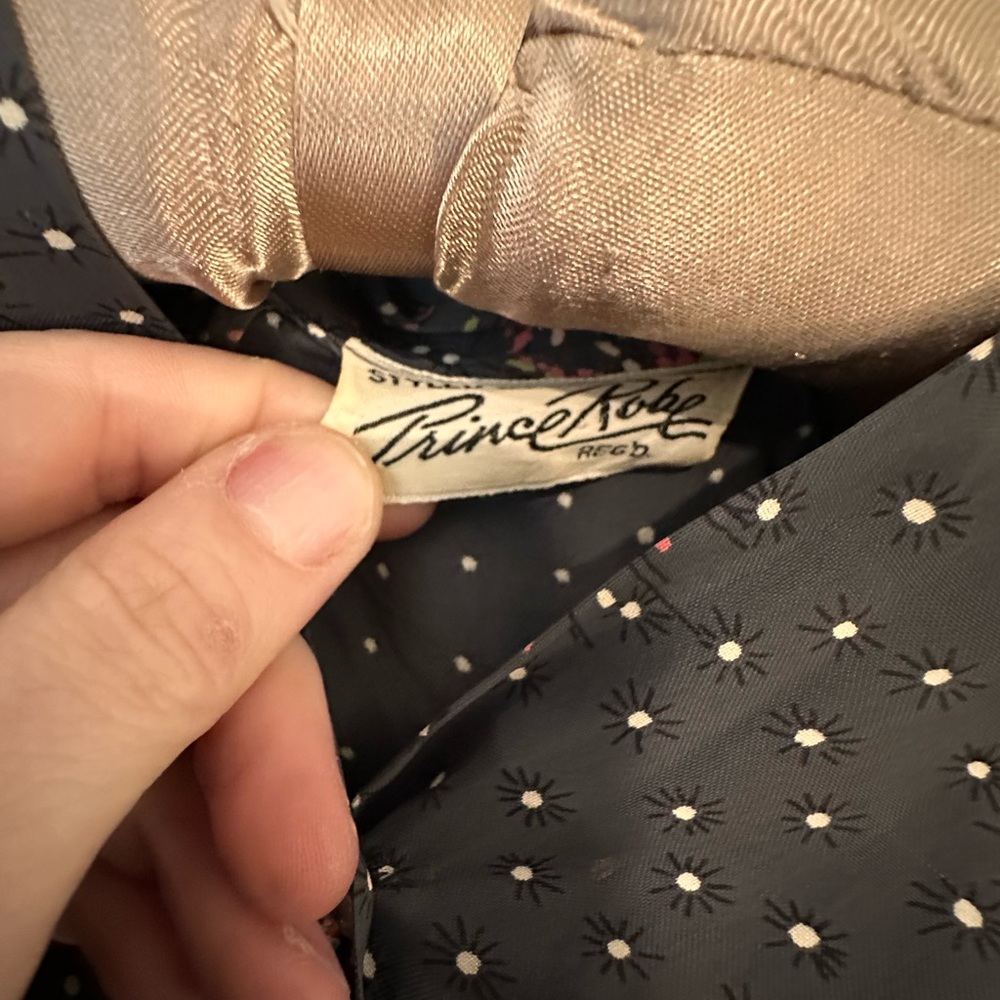 Vintage Starburst Prince Robes Dressing Gown - Picture 4 of 4